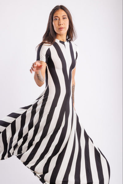 Reina Stripe Dress – KucoonDesigns