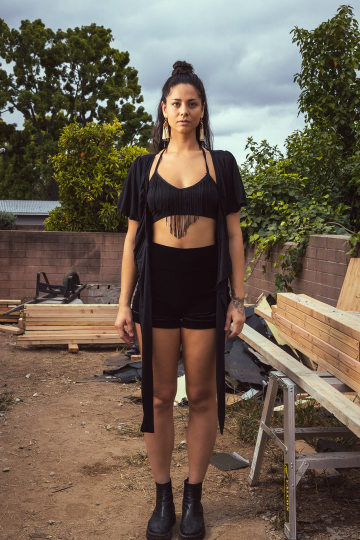 Fringe Halter Top