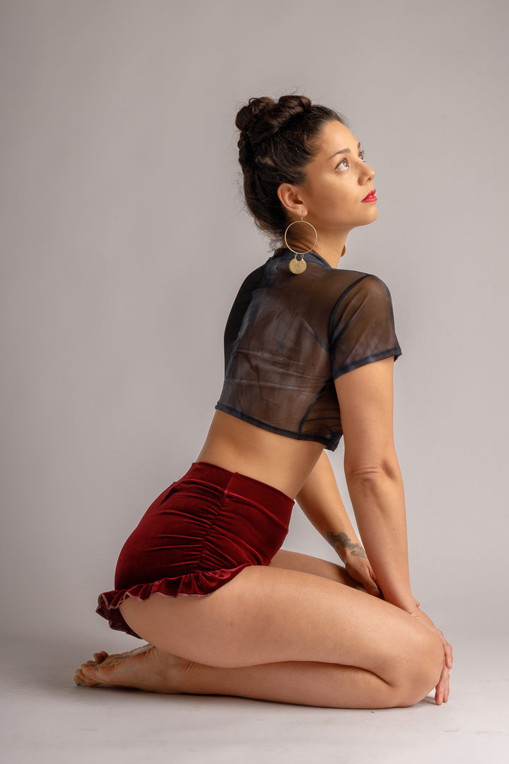 Mesh Crop Top