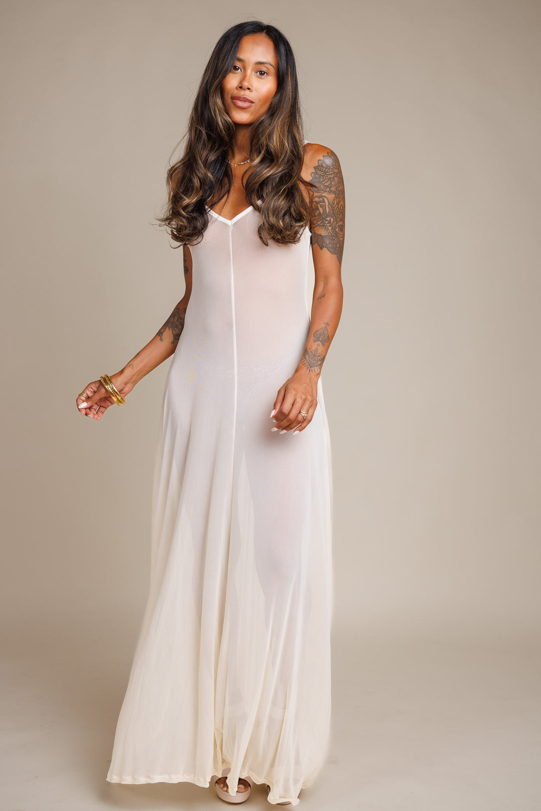 Sheer Tank Dress
