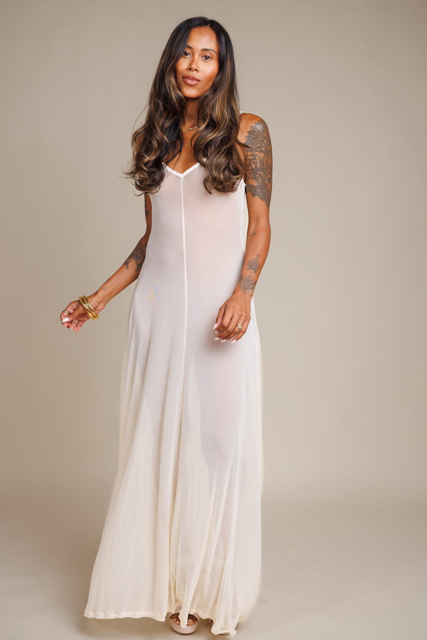 Sheer Tank Dress