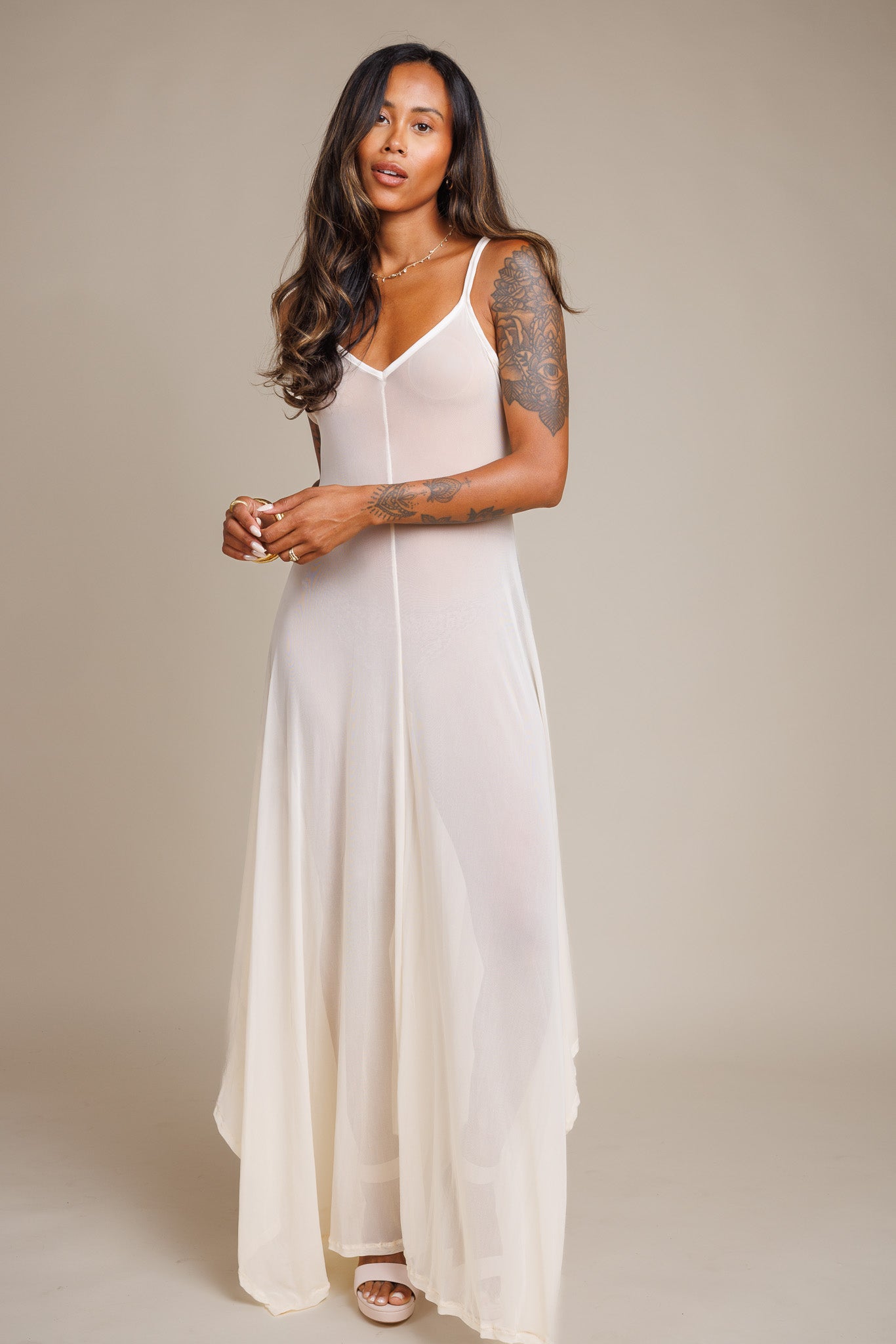 Sheer Tank Dress
