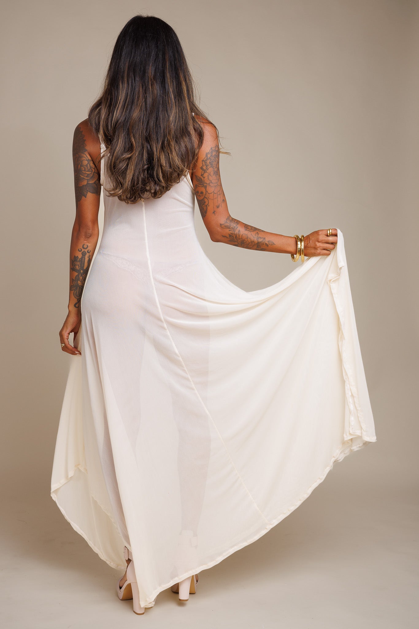 Sheer Tank Dress