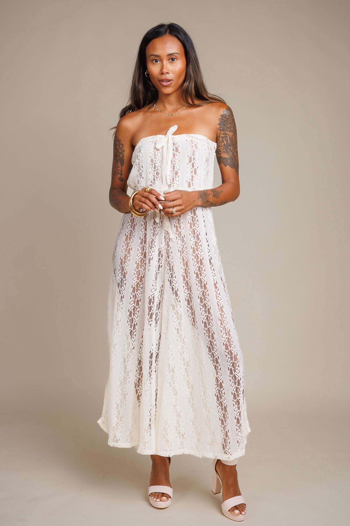 Strapless Dress & Pants