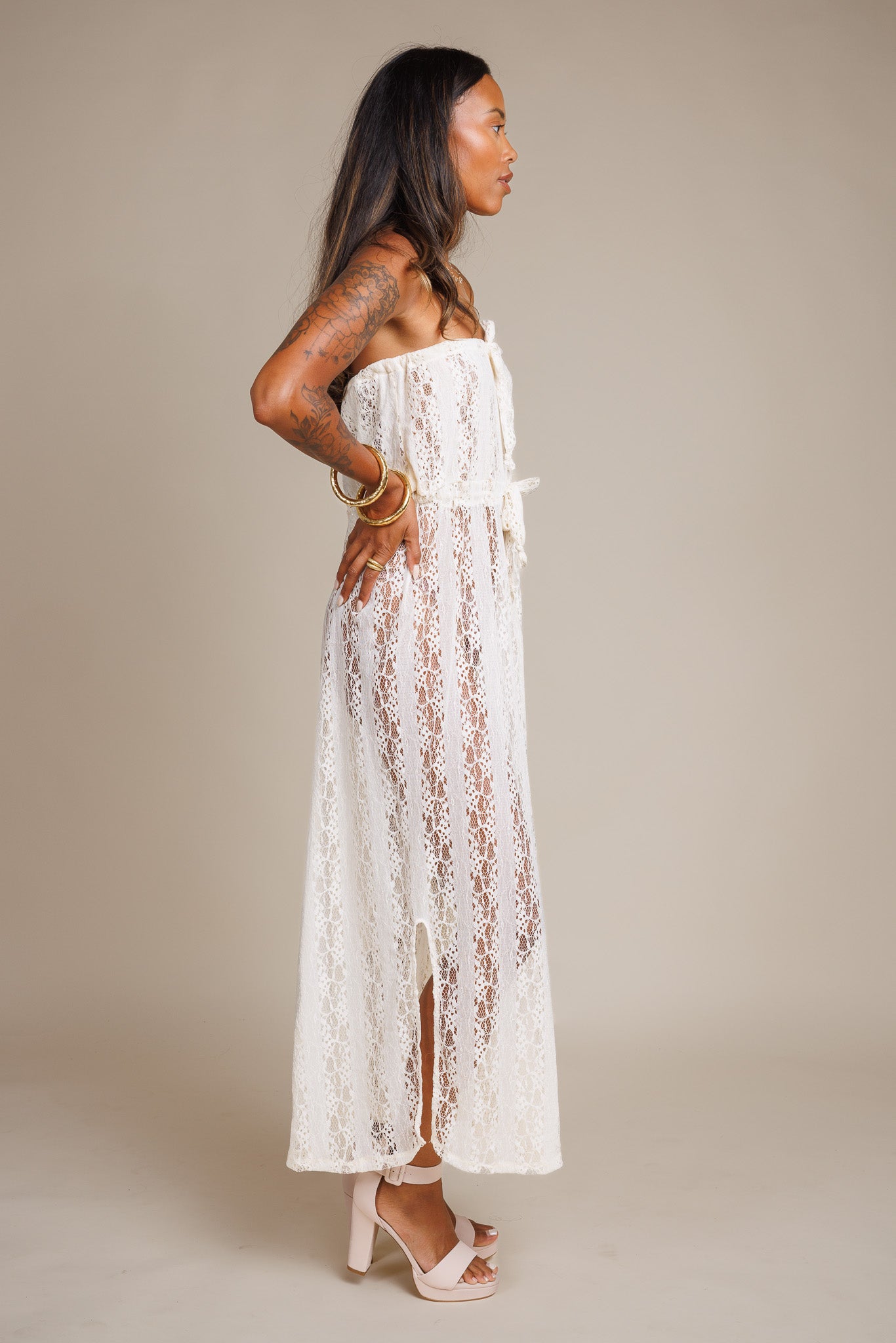 Strapless Dress & Pants