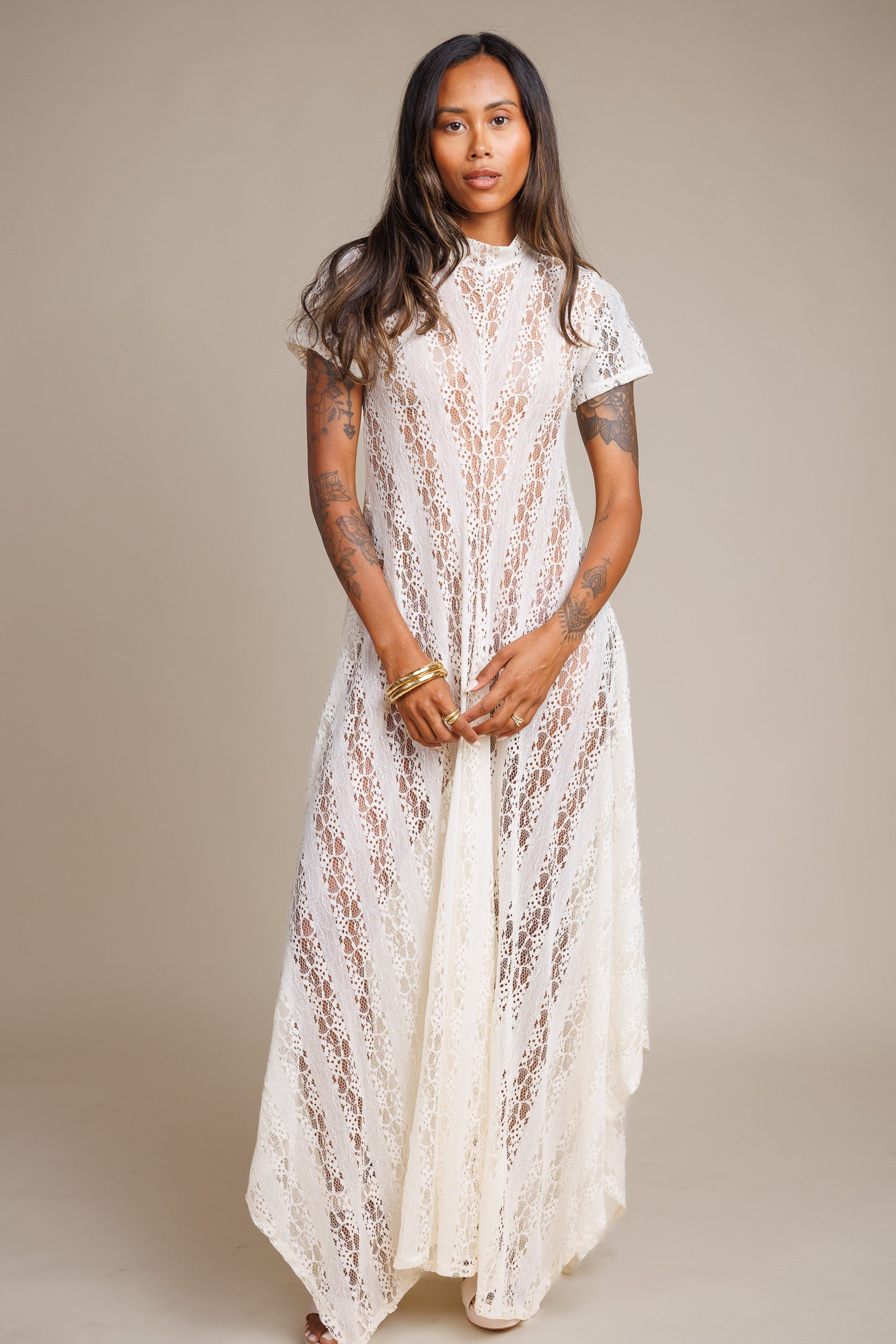 Reina Creme Lace