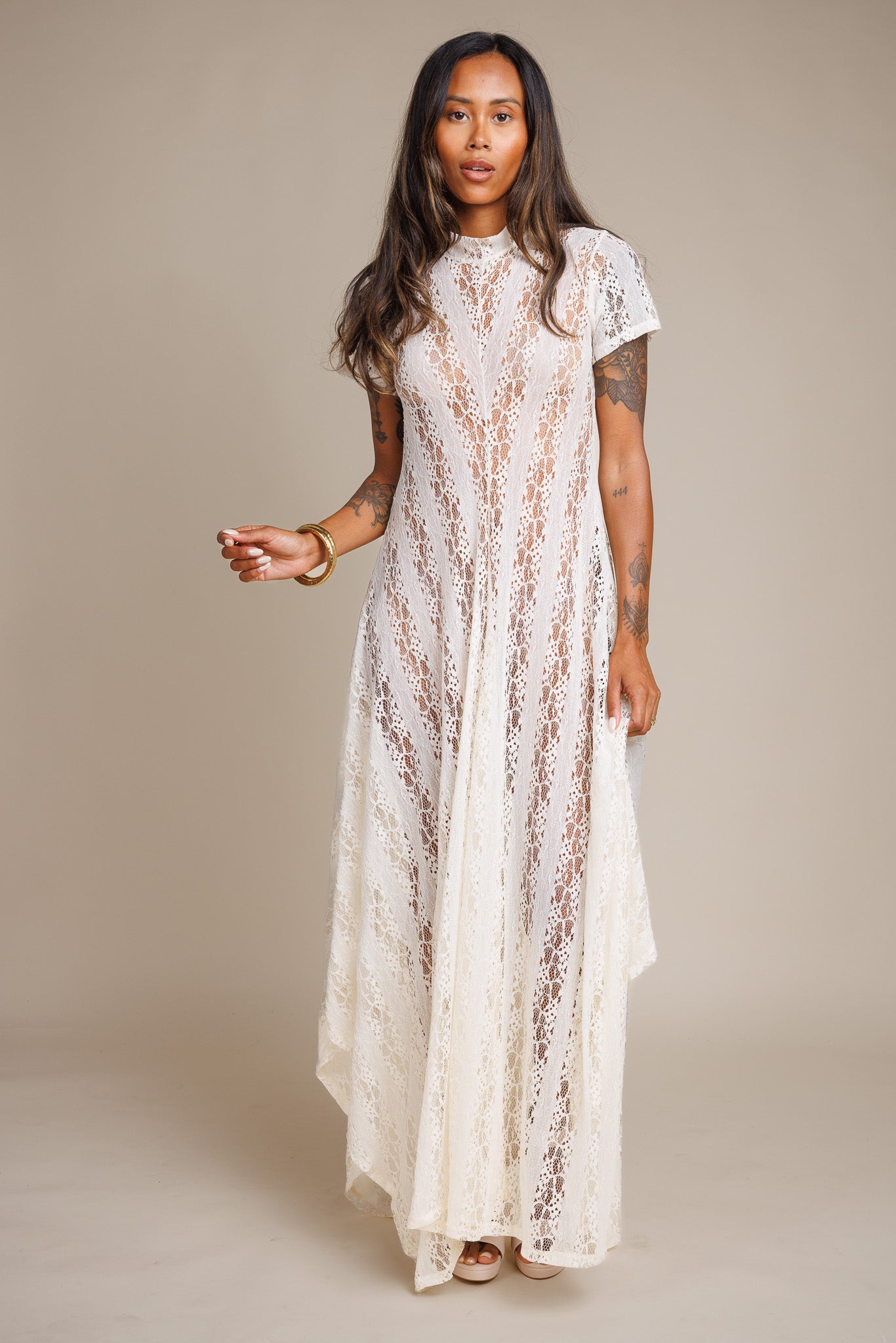 Reina Creme Lace