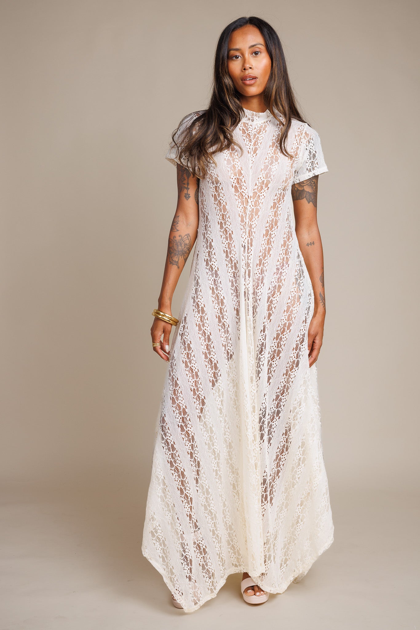 Reina Creme Lace