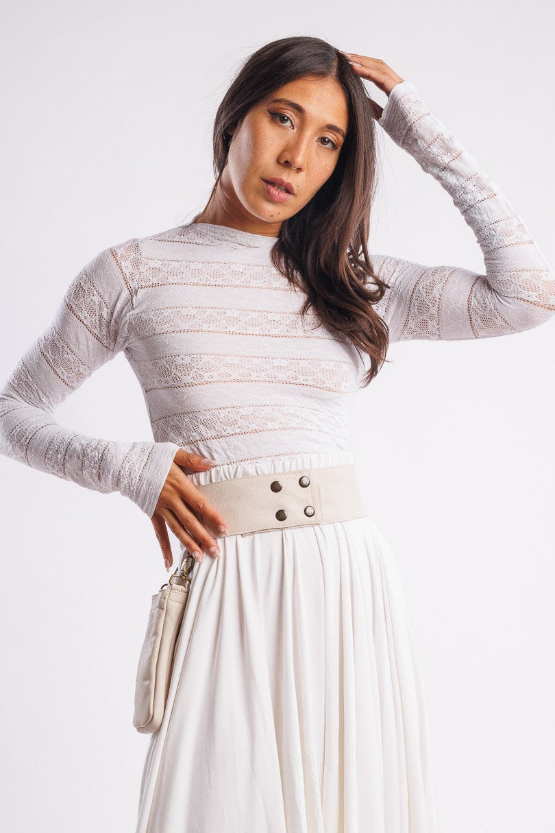 White Lace Top