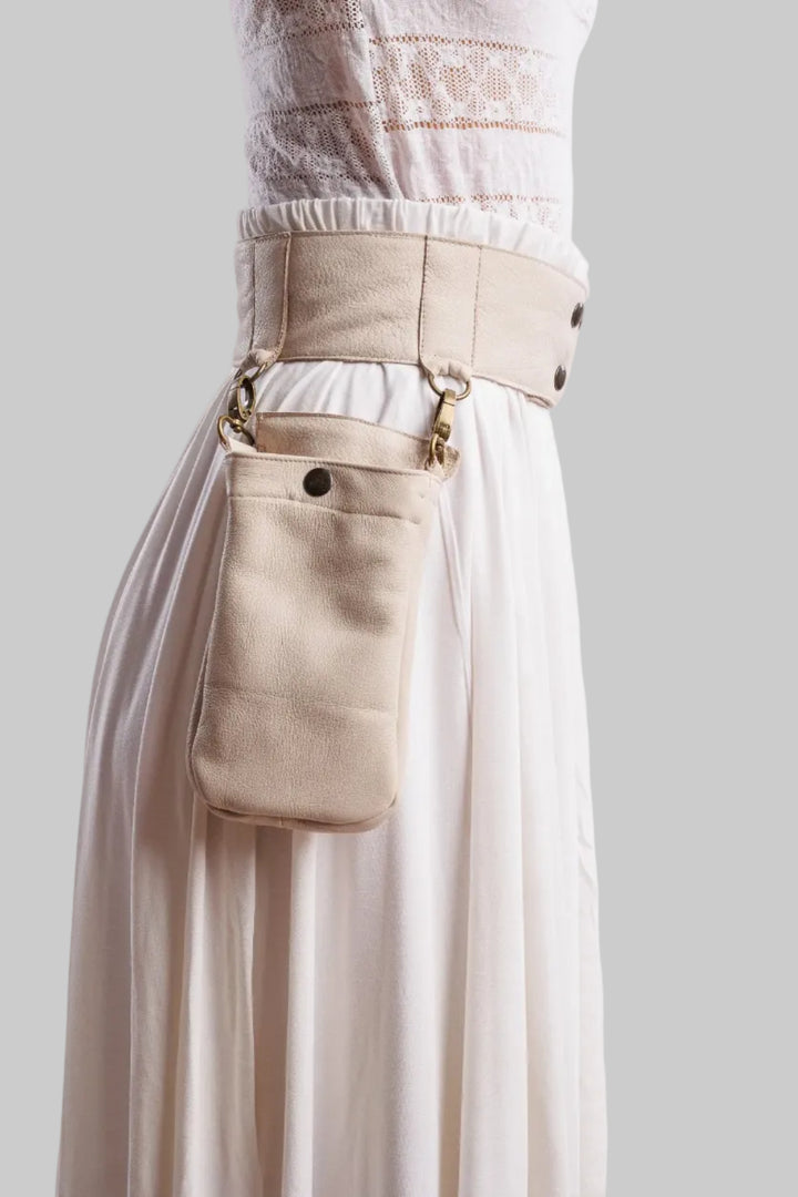 One Pocket Leather Belt