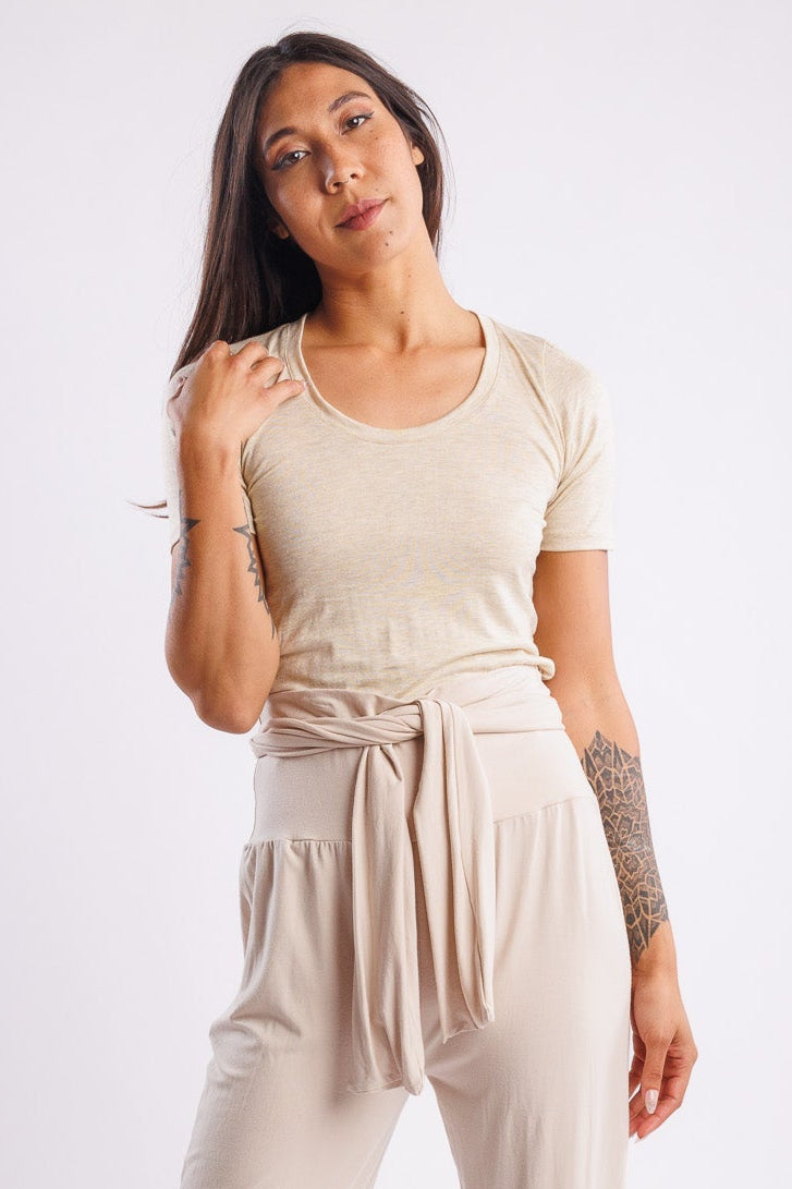 Leigh Scoop Neck Top