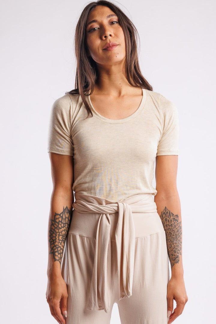 Leigh Scoop Neck Top