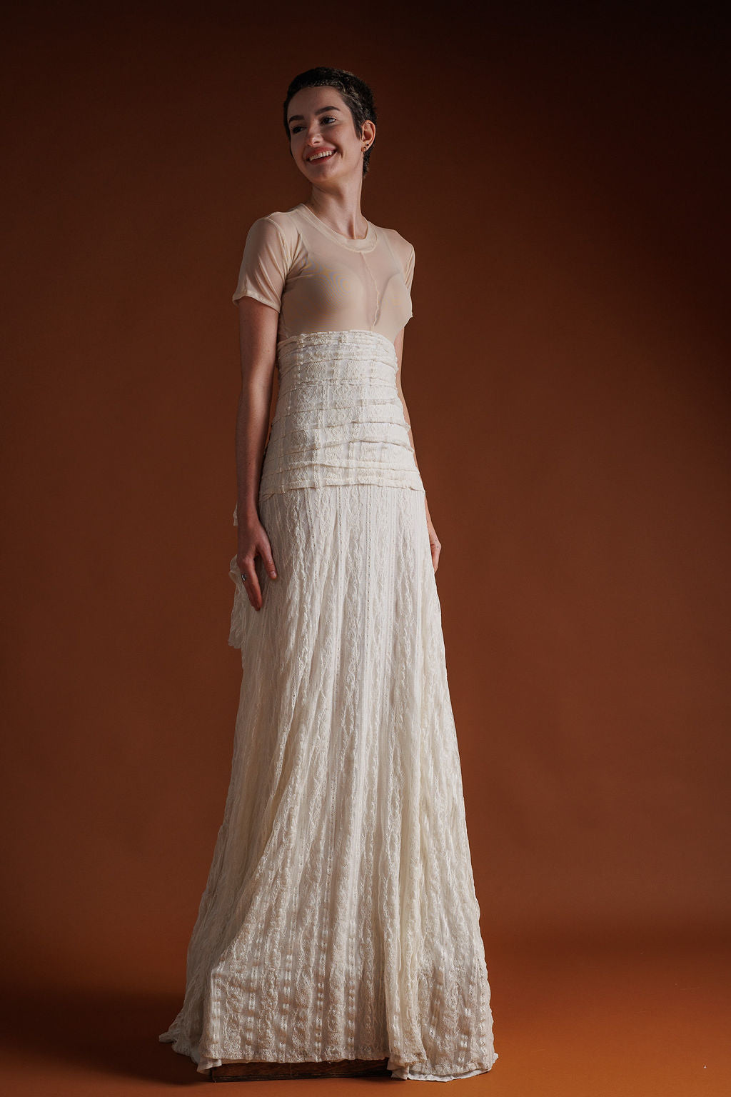 High Waist Wedding Skirt