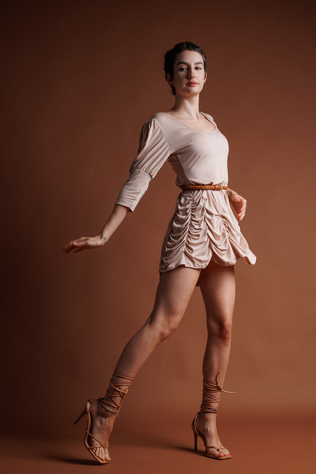 Rose Jersey Dress
