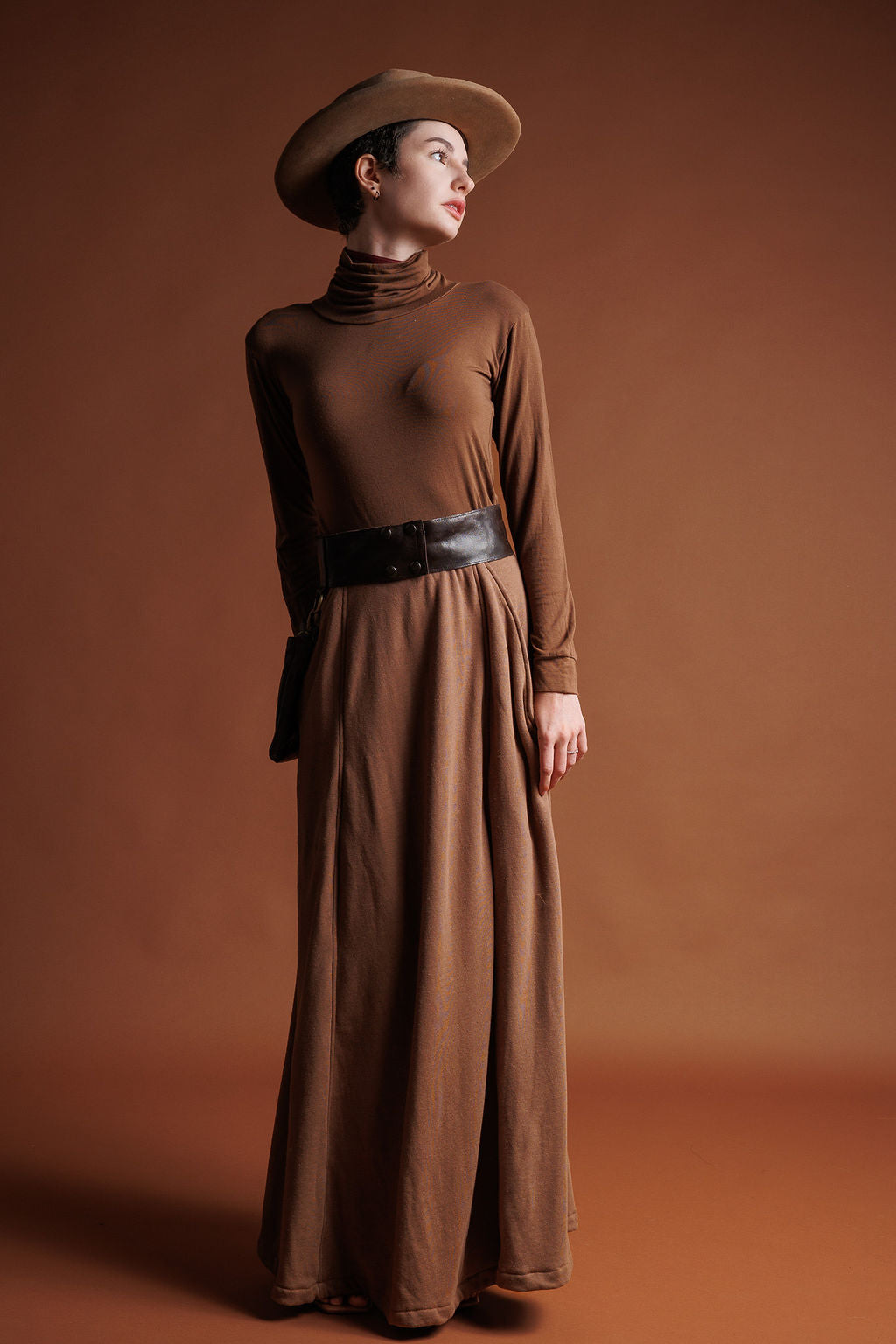 One Pocket Leather Belt