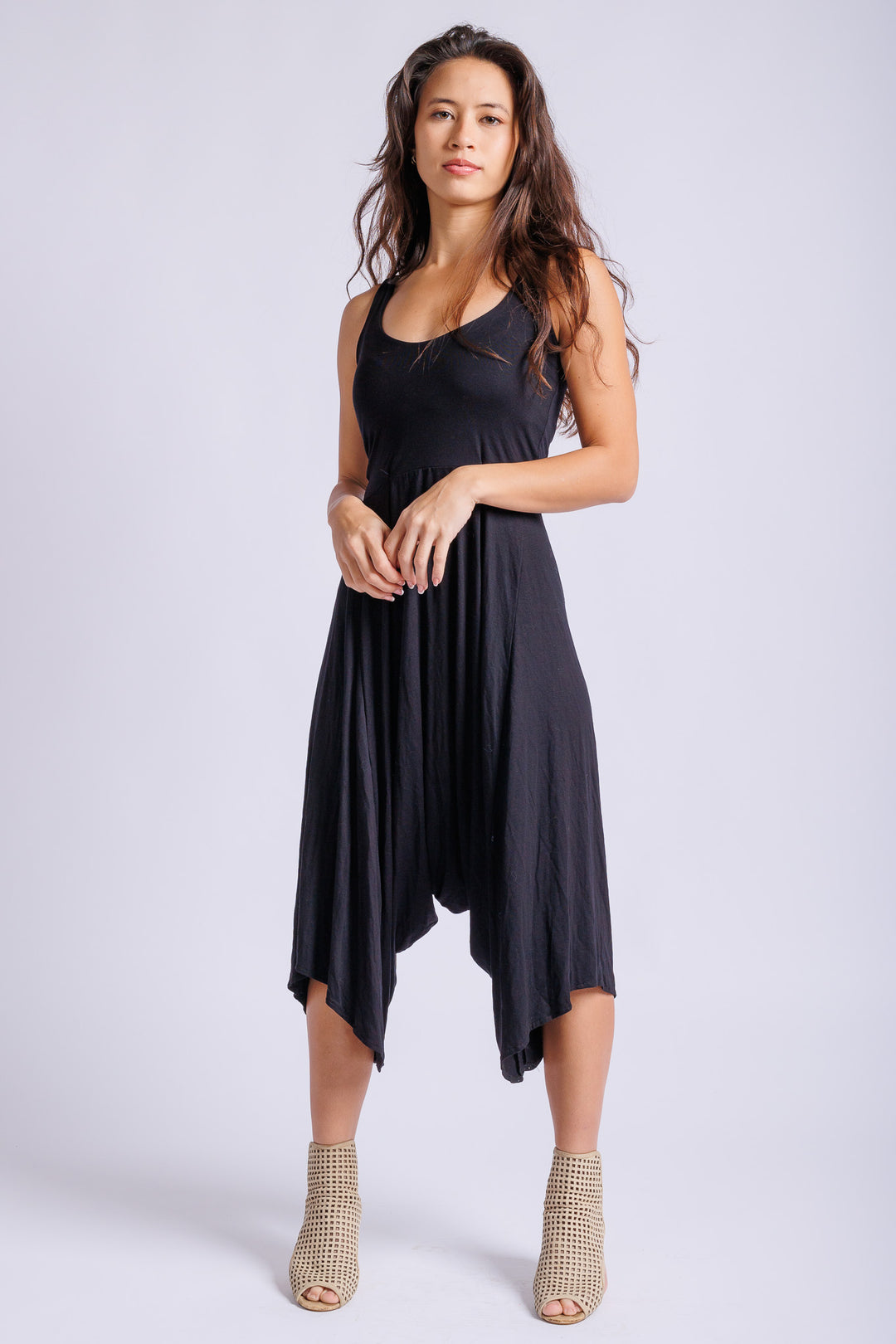 Black Tank Harem Jumpsuit