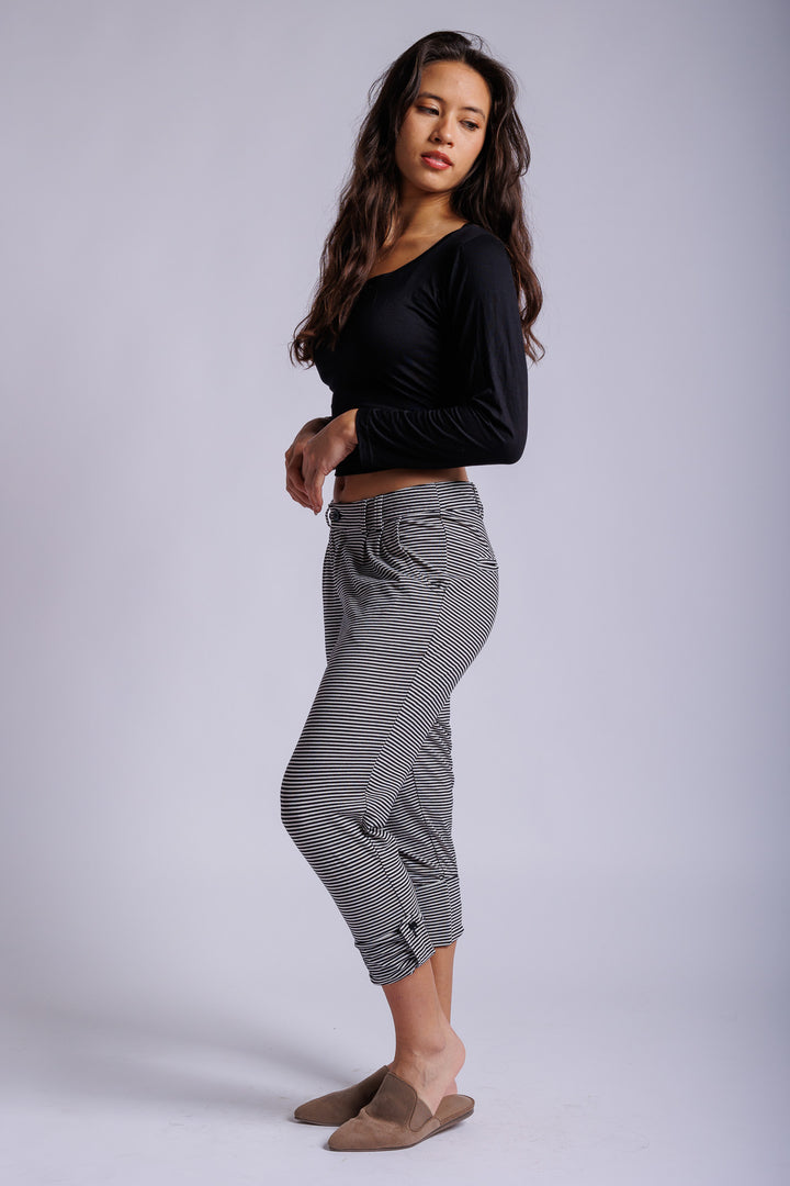 Stripe Capri Pants