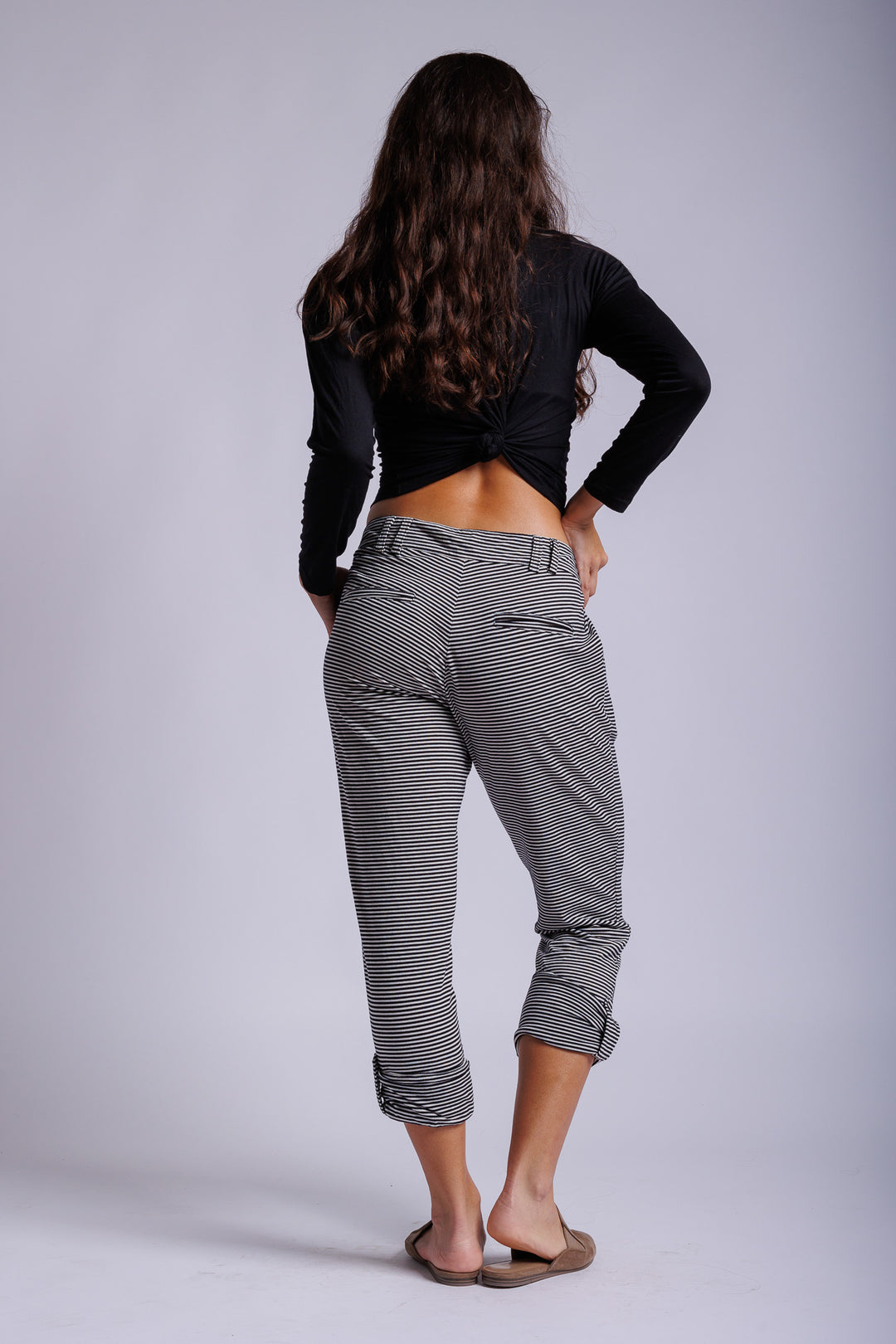 Stripe Capri Pants