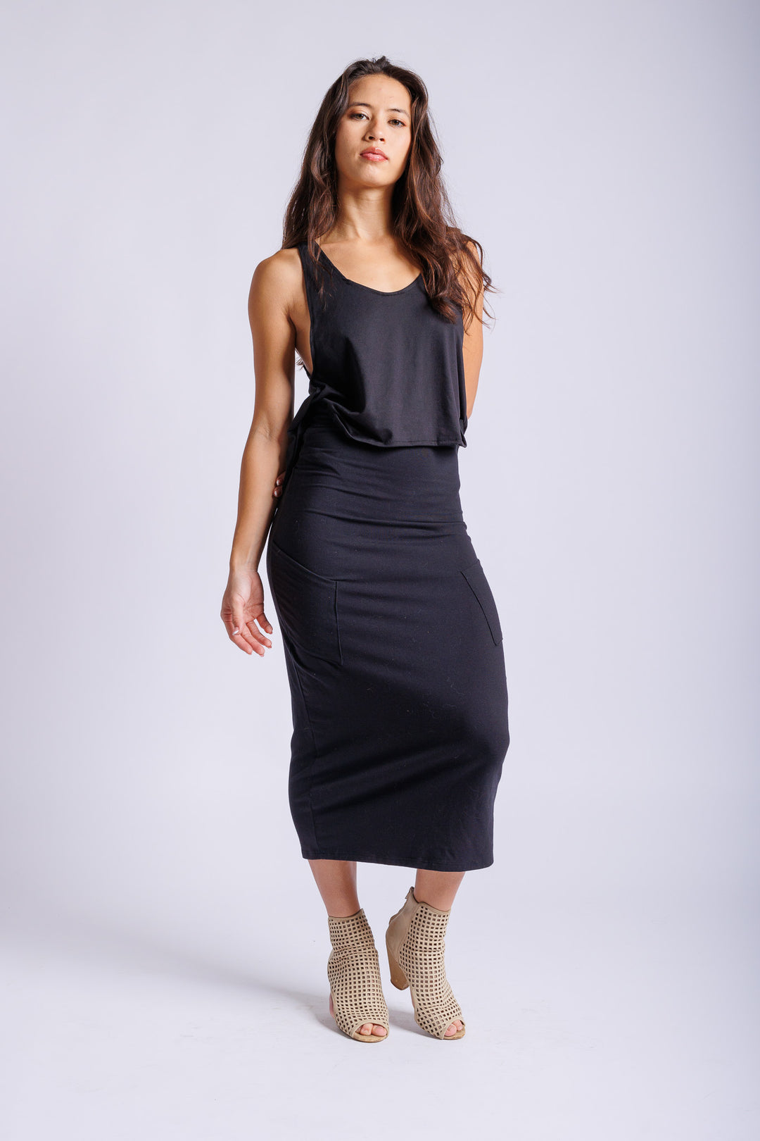 Leanna High Waisted Pencil Skirt