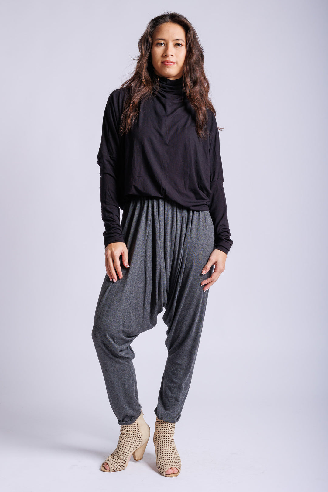 Black Batwing turtleneck