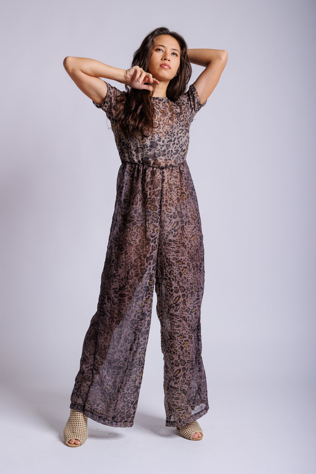 Leopard Print Jumpsuit