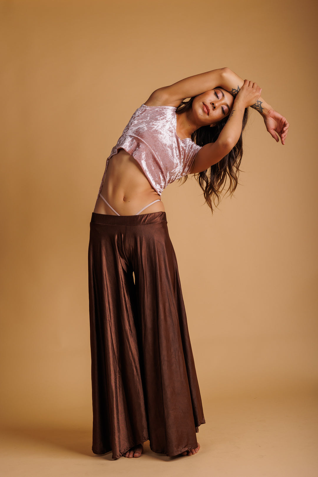 Pink Velvet Crop Top