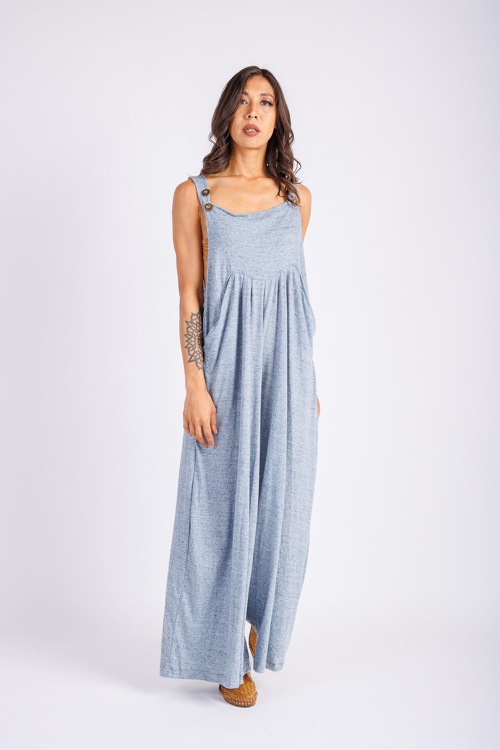 Denim Suspender Jumpsuit