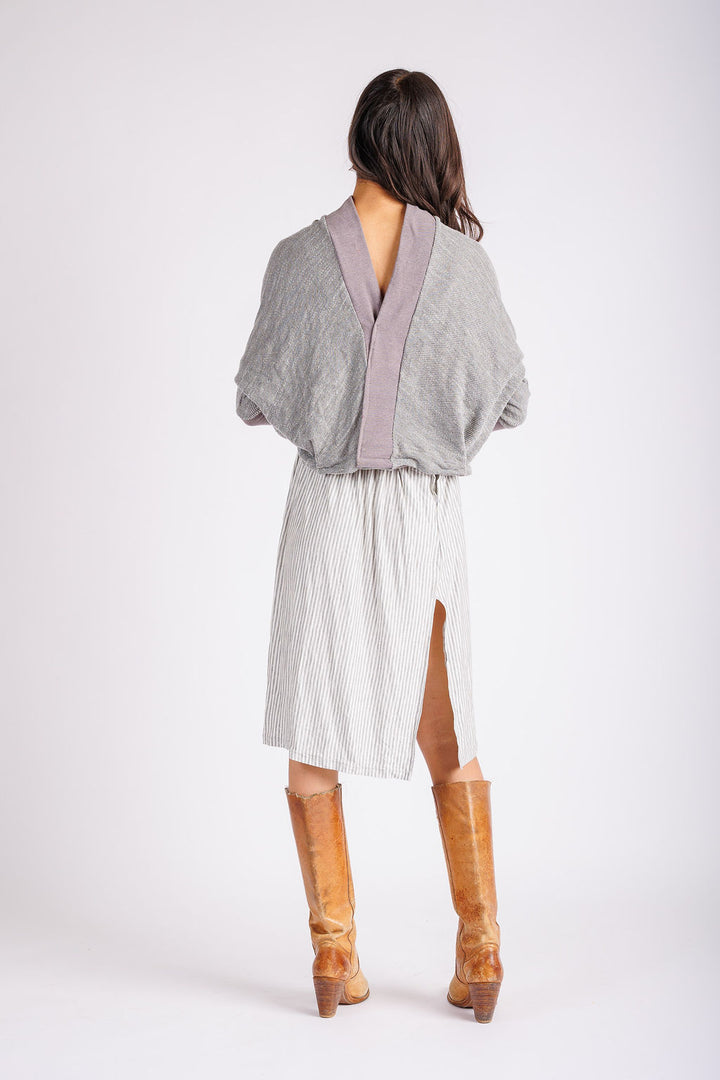 Ely Two Way Top Heather Grey