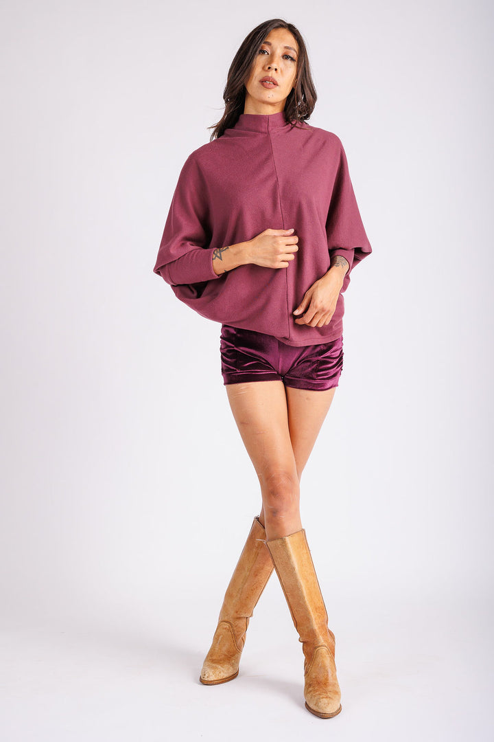 Ely Two Way Top Burgundy