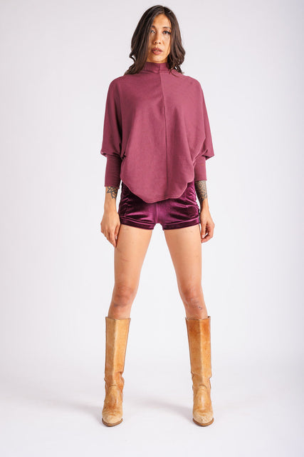 Ely Two Way Top Burgundy