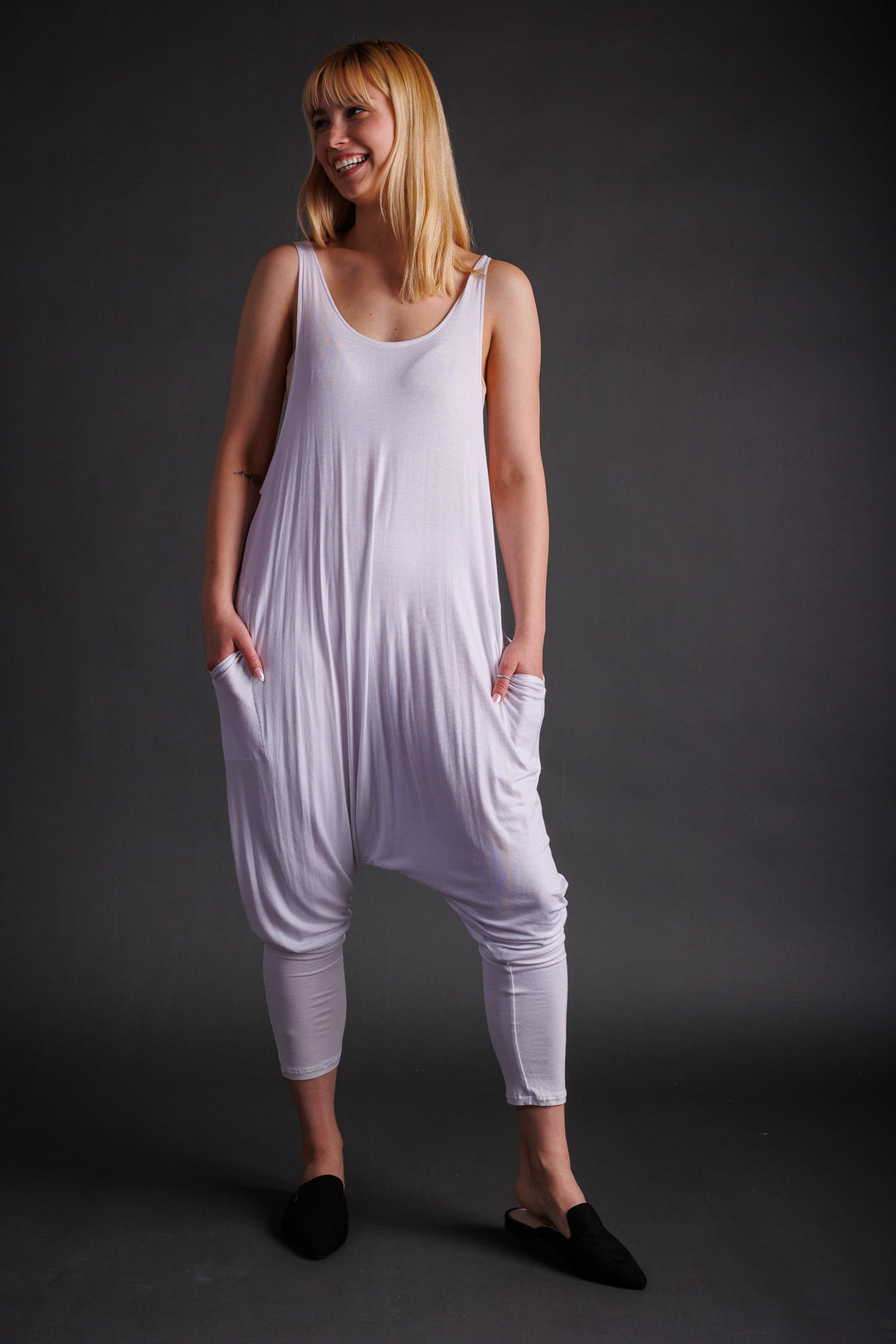 White Tank Onesie