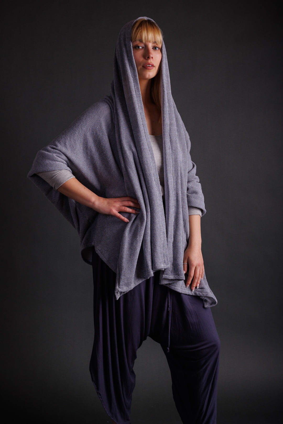 Indie Wrap Blue Grey