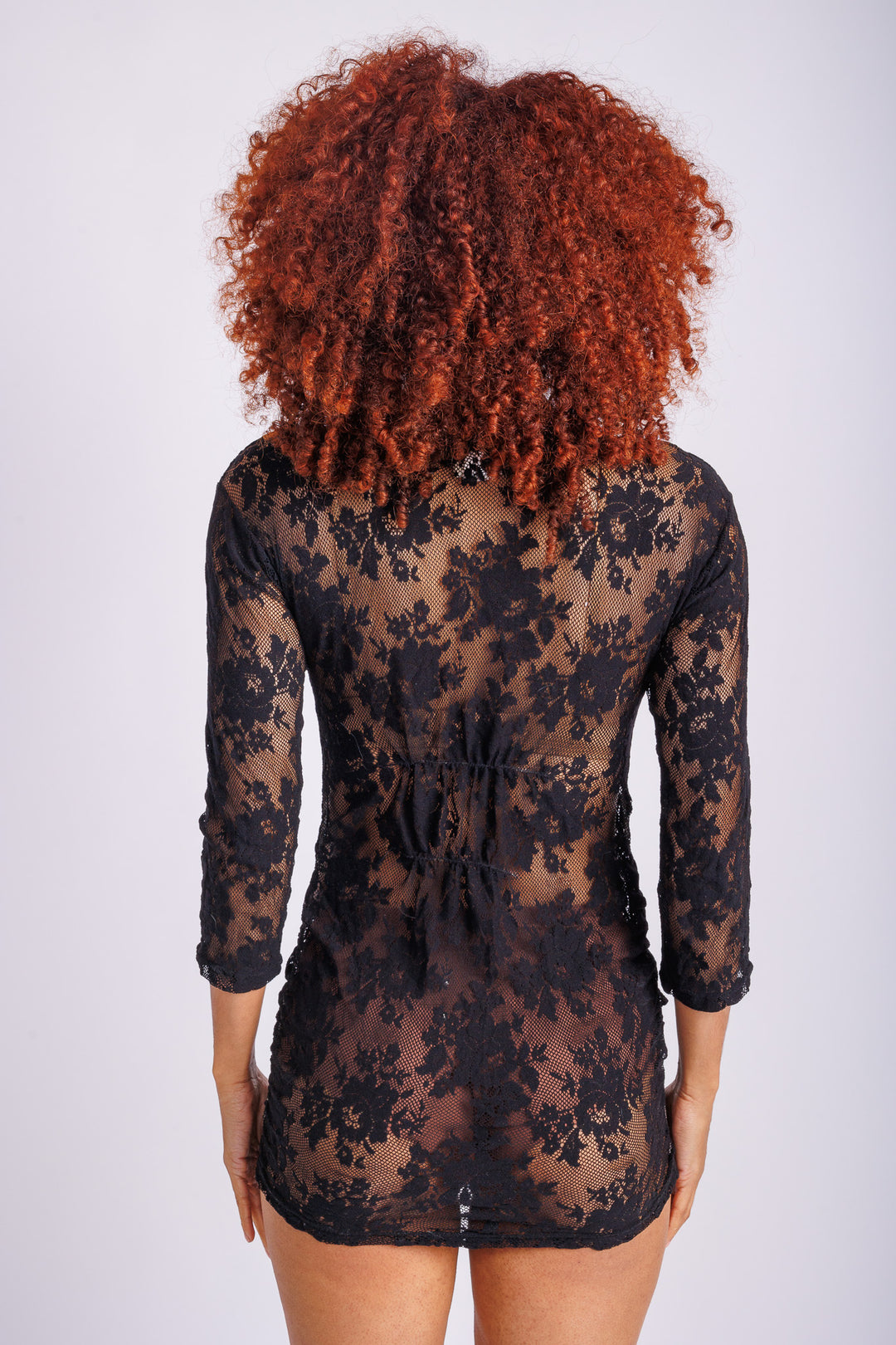 Black Mini Lace Dress