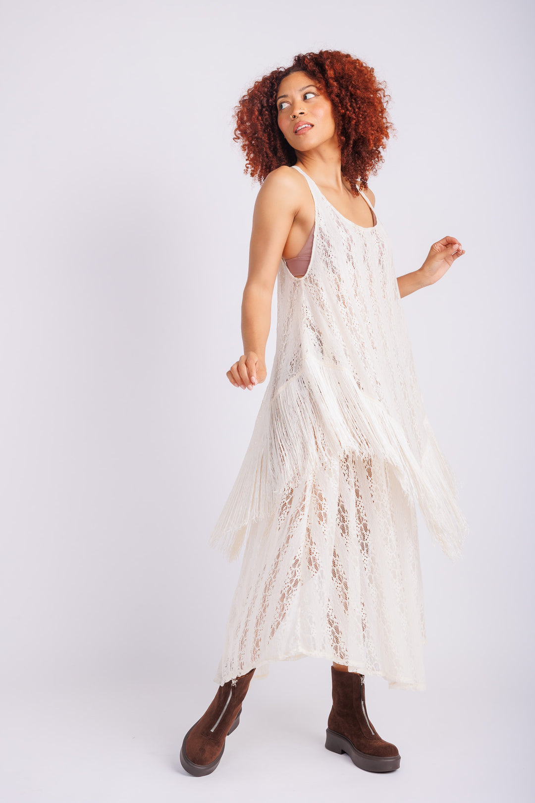 Mina Fringe Dress
