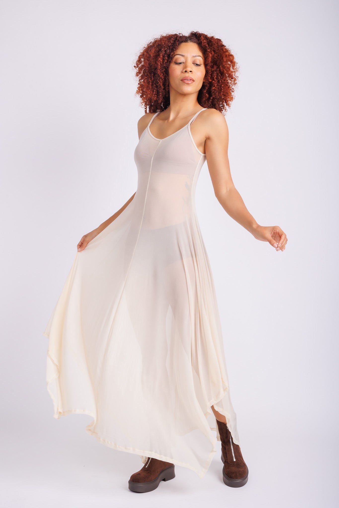 Sheer Tank Dress KucoonDesigns Sheer Tank Dress KucoonDesigns