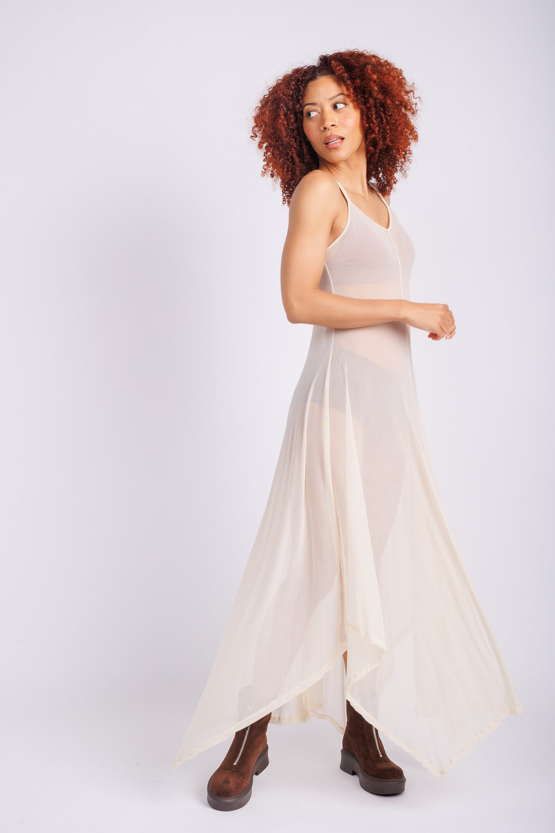 Sheer Tank Dress
