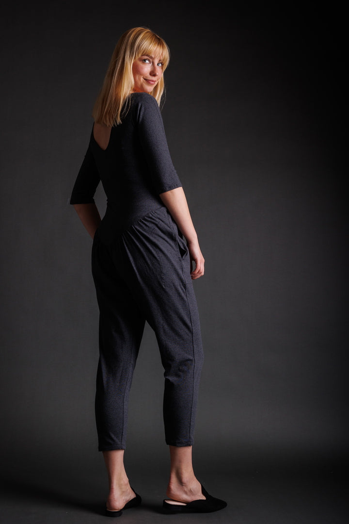 Grey Lycra Casey Onesie