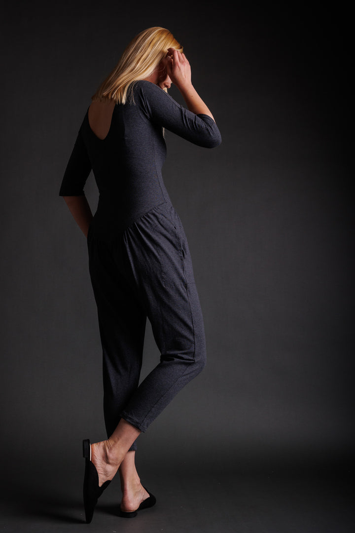 Grey Lycra Casey Onesie