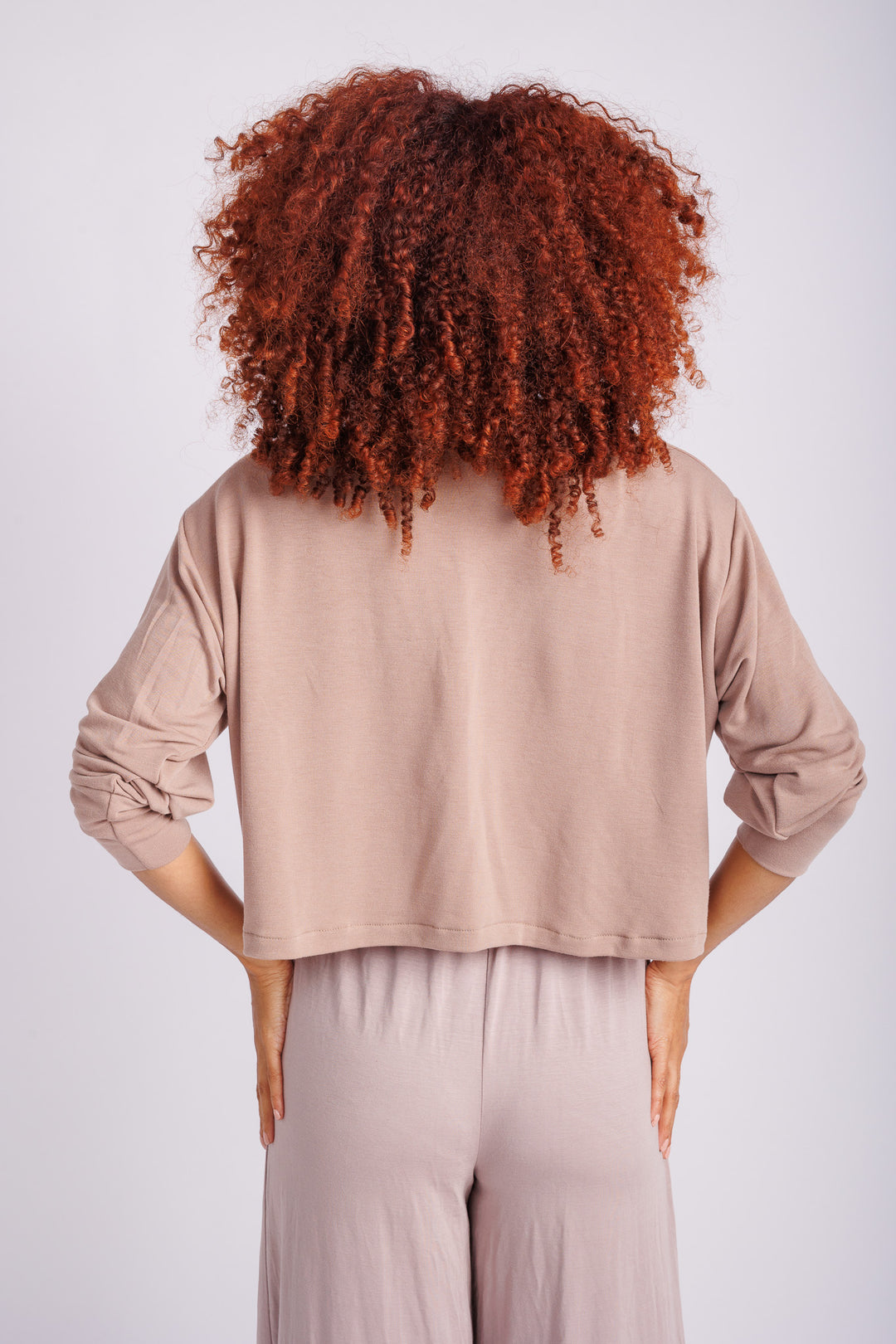 cropped turtleneck