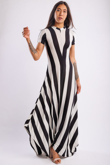 Reina Stripe Dress – KucoonDesigns