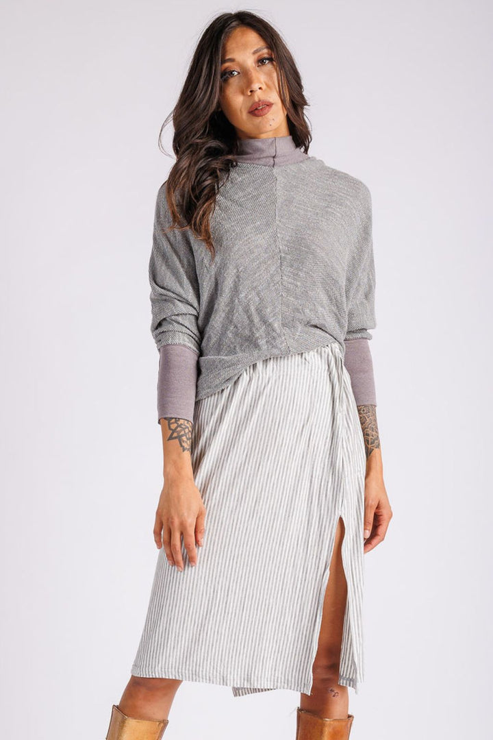 Ely Two Way Top Heather Grey