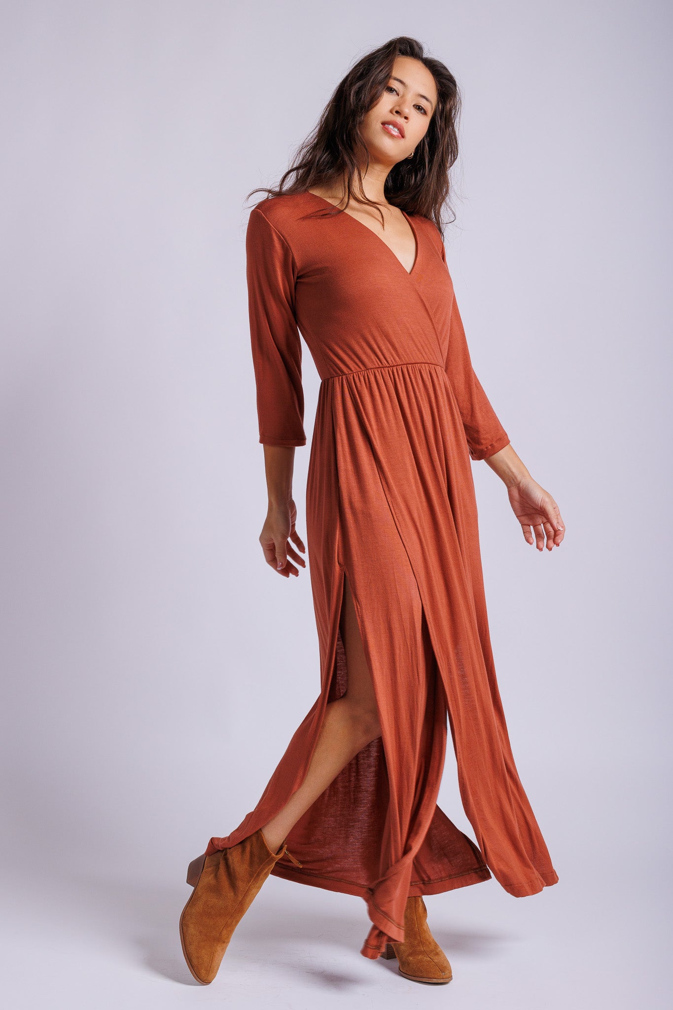 sienna long sleeve maxi dress Sienna