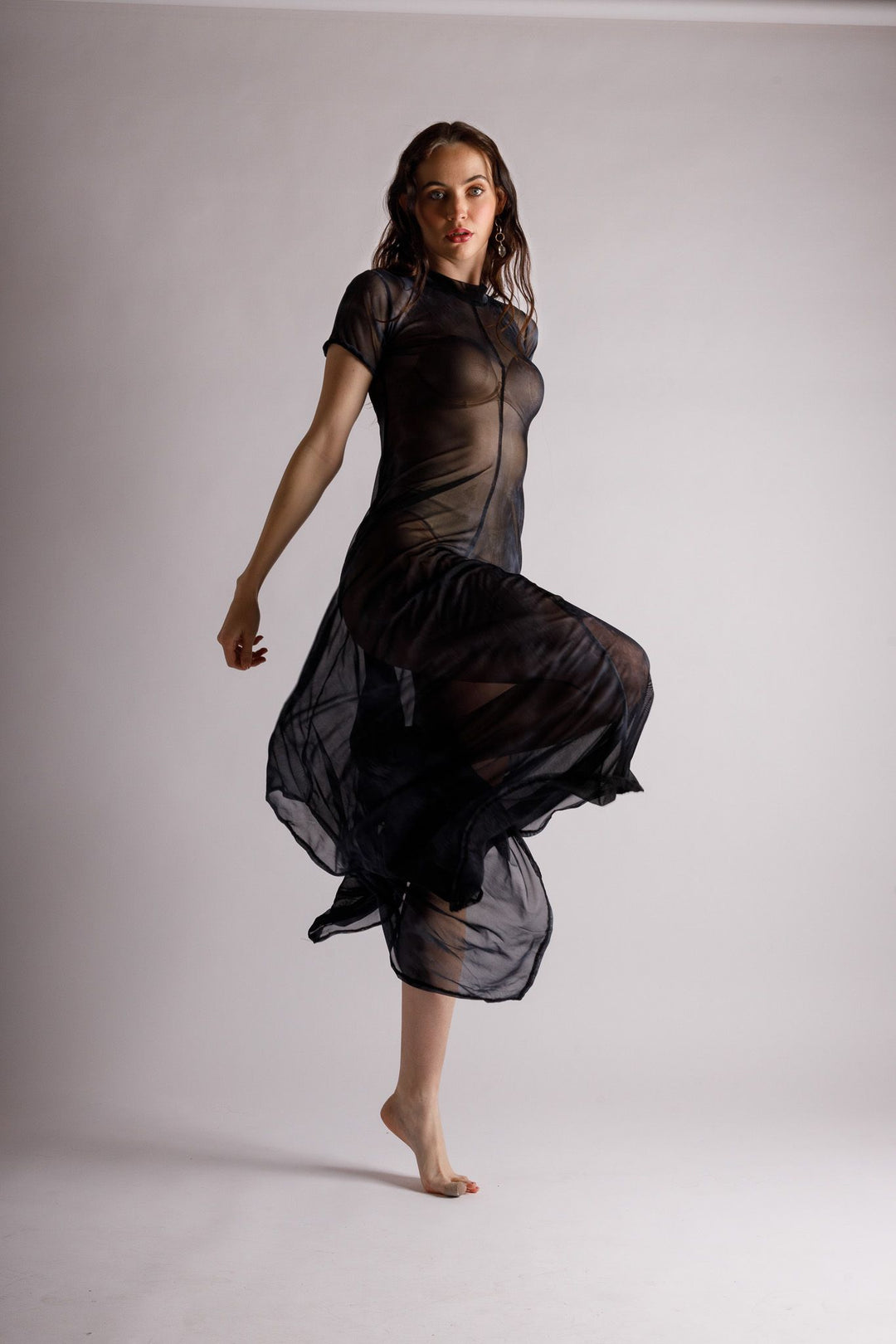 Reina Tie Dye Mesh Dress