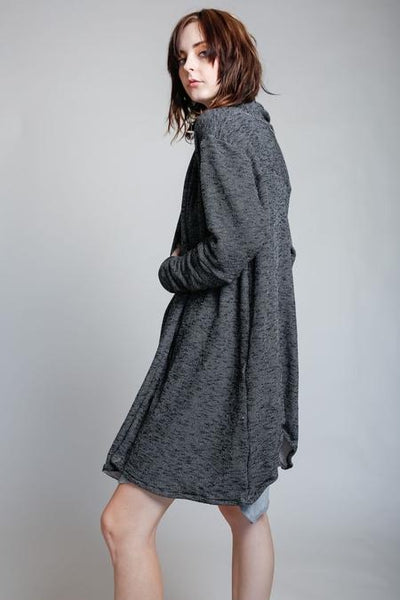 Indie Loose Knit Terry Wrap