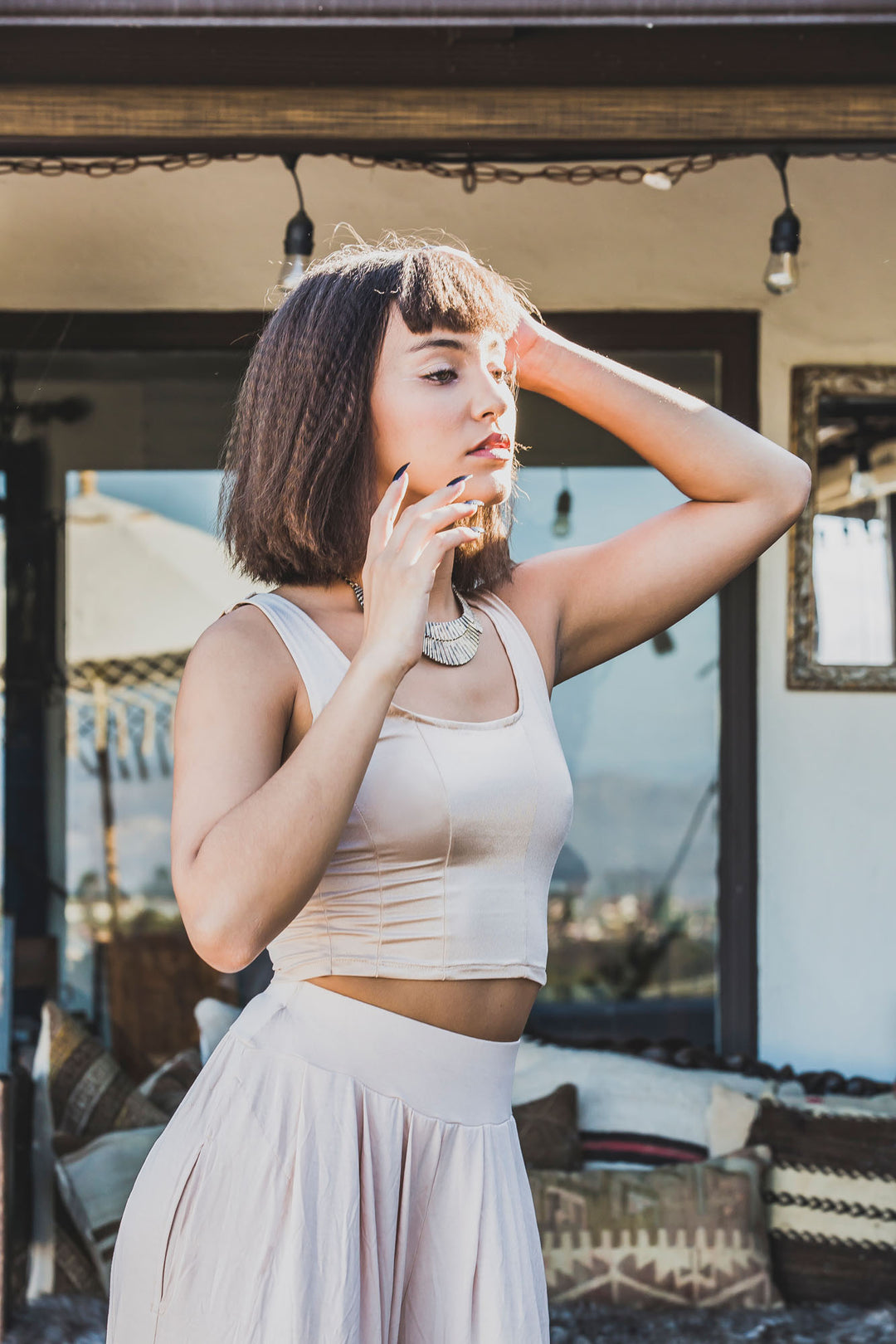 Harlow Nylon Top