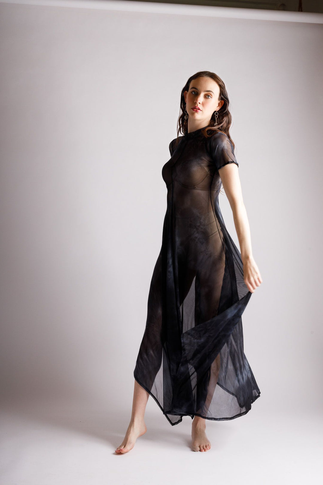 Reina Tie Dye Mesh Dress
