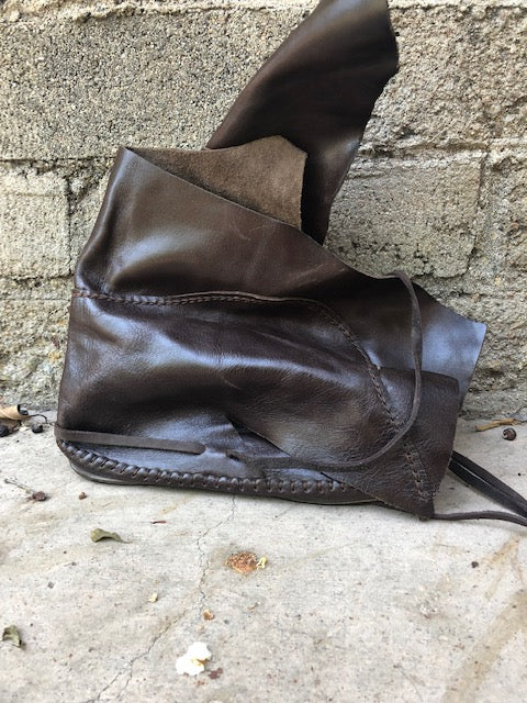 Patent Brown Leather