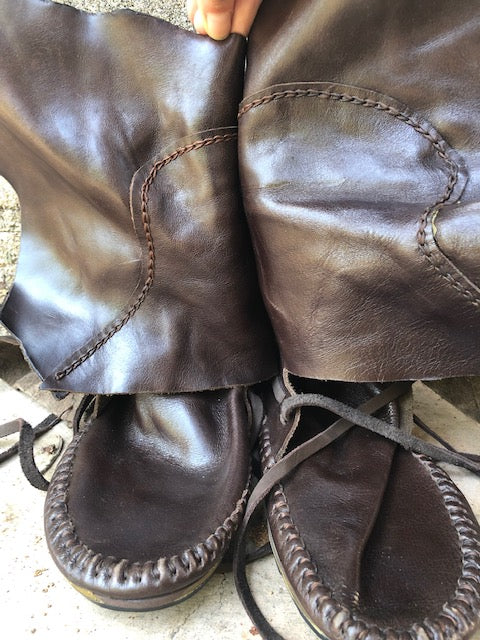 Patent Brown Leather
