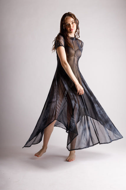 Reina Tie Dye Mesh Dress