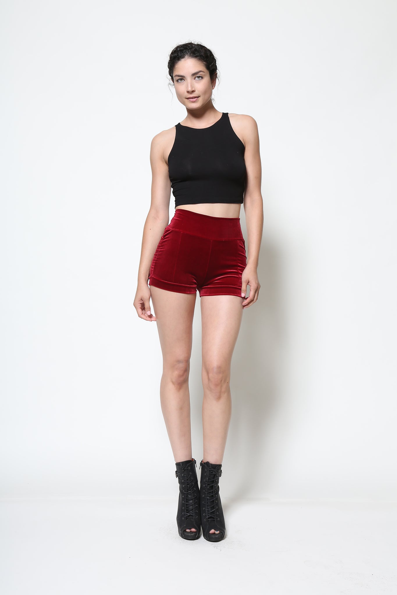Bella Velvet Shorts